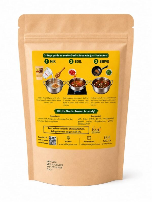 Garlic Rasam Ready Mix